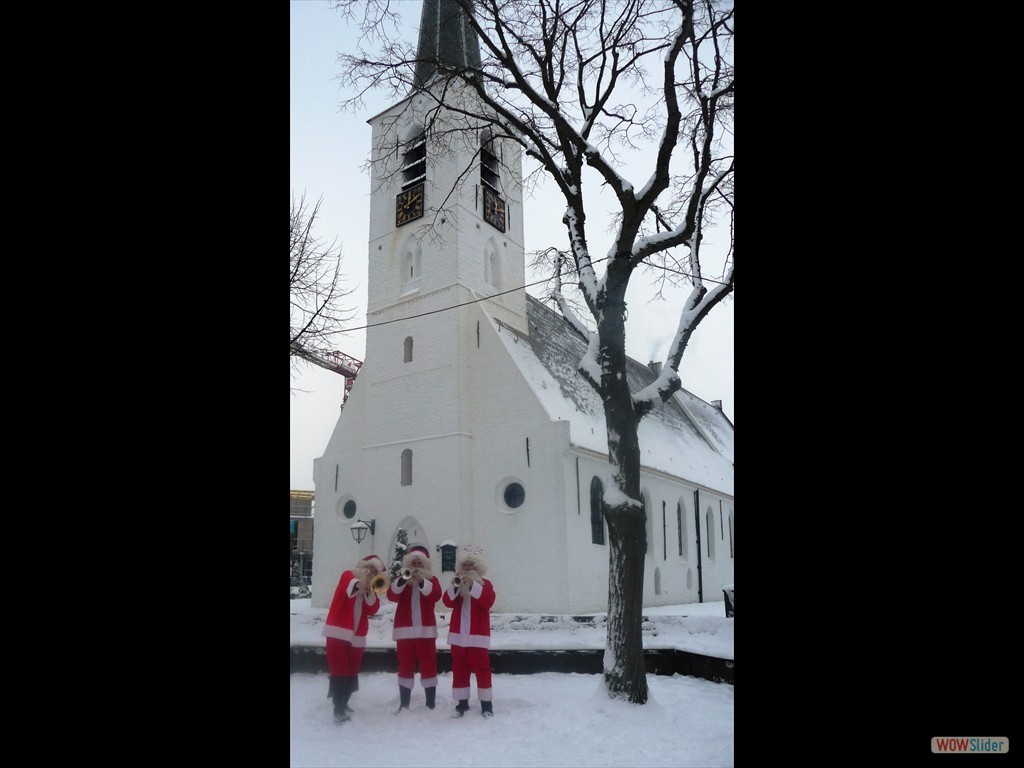 Christmas Brass Trio-in de sneeuw_Noordwijkerhout